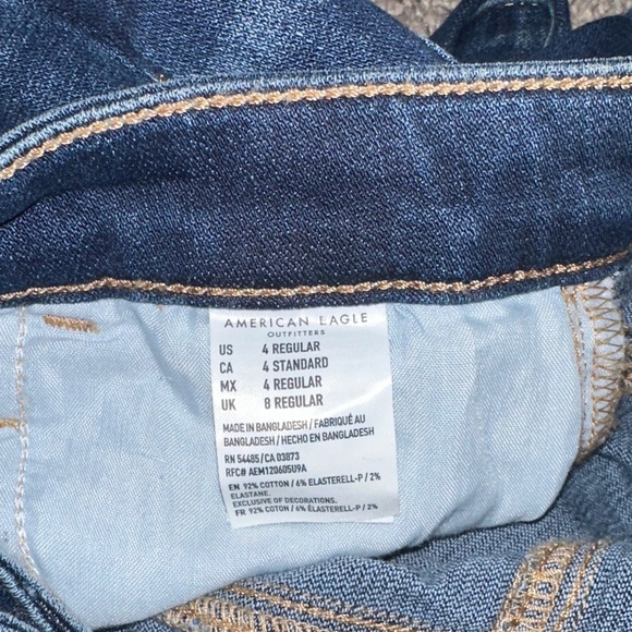 American Eagle Outfitters Women's Indigo Skinny Jeans - Picture 6 of 6